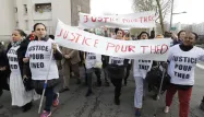Une marche pour réclamer "justice pour Théo" a eu lieu lundi, à Aulnay-sous-Bois.