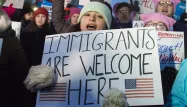 manifestation, décret anti-immigration crédit : SAUL LOEB / AFP - 1280