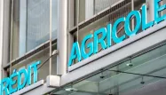 crédit agricole, banque crédit : PHILIPPE HUGUEN / AFP - 1280