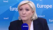 Marine Le Pen : "Emmanuel Macron est un laxiste et un 'immigrationniste'"