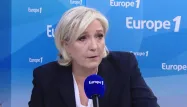 Pour Marine Le Pen, le FN n'est plus un parti d'opposition. Capture d'écran Europe 1