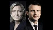Marine Le Pen et Emmanuel Macron sont annoncés au coude-à-coude au premier tour de l'élection présidentielle.