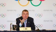 Thomas Bach CIO, JO, crédit ; STR / YONHAP / AFP - 1280
