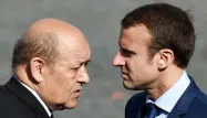 Jean-Yves Le Drian, Emmanuel Macron