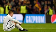 Marco Verratti était abattu après la défaite du PSG à Barcelone.