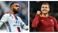 Lacazette-Dzeko, l'un des duels à distance de ce OL-AS Rome.