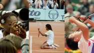 La photo de Venus Williams, la victoire de Yannick Noah et l'exploit de Michael Chang, quelques uns des moments qui ont marqué l'histoire de Roland-Garros.