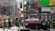 L'incident a eu lieu à l'angle de la 45e rue et de Broadway.