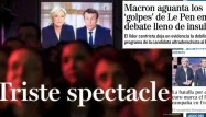 La presse étrangère n’est évidemment pas tendre avec le débat présidentiel de mercredi soir.