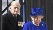 Prince Philip, reine Elisabeth, avril 2017 crédit : TOBY MELVILLE / POOL / AFP