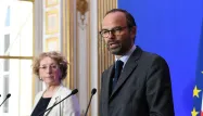 La ministre du Travail Muriel Pénicaud et le Premier ministre Édouard Philippe.