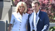 Emmanuel et Brigitte Macron au Touquet 1280