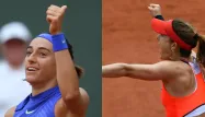 Caroline Garcia s'est qualifiée pour les huitièmes de finale de Roland Garros, samedi.