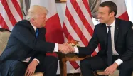 Trump Macron 1280 Mandel NGAN / AFP
