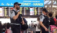 Australie, aéroport Sydney, police crédit : WILLIAM WEST / AFP - 1280