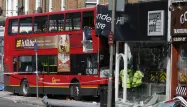 Bus rouge, bus à impériale, Londres, accident crédit : Daniel LEAL-OLIVAS / AFP - 1280