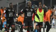 Gnagnon a accentué l'écart en inscrivant le 3e but de Rennes sur la pelouse marseillaise.