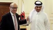 Photo d'archives : Jean-Yves Le Drian a rencontré à plusieurs reprises des représentants du Qatar ces derniers mois.