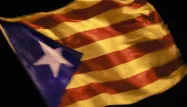 drapeau indépendantiste catalan, drapeau catalan crédit : PAU BARRENA / AFP - 1280