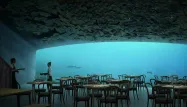 restaurant sous-marin, Norvège crédit : Snøhetta - 1280