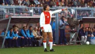 Johan Cruyff sous le maillot de l'Ajax Amsterdam.