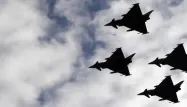 L'avion participait au défilé militaire de la fête nationale à Madrid, jeudi.