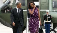 Barack Obama, Michelle Obama crédit : SAUL LOEB / AFP - 1280