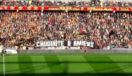 Une banderole polémique "Chuuute à Amiens" a été déployée pendant quelques minutes samedi.