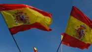 Le drapeau espagnol connaît du succès depuis la crise catalane.