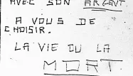 Quatre lettres anonymes adressées à la famille de Grégory Villemin ont été examinées par les experts.