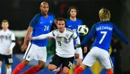 Les Français ont affronté les Allemands pour un match amical