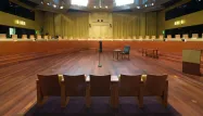 Une salle de la Cour de justice de l'Union européenne.