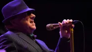 Le chanteur Van Morrison, en concert en septembre 2017 à Nashville, dans le Tennessee.