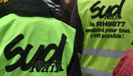 Sud-rail, syndicat crédit : DAMIEN MEYER / AFP - 1280