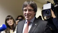 Carles Puigdemont s'est réjoui jeudi soir de la victoire des indépendantistes en Catalogne.