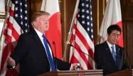 Donald Trump, Shinzo Abe crédit : JIM WATSON / AFP - 1280