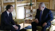 Emmanuel Macron a reçu le Premier ministre israélie dimanche à l'Élysée.