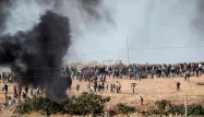 Les deux Palestiniens ont été mortellement touché par des tirs de l'armée israélienne lors de manifestations le long de la frontière entre Israël et la bande de Gaza, vendredi.