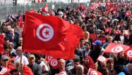 Une manifestation en Tunisie.
