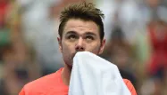 Stan Wawrinka dans le match contre Milos Raonic.