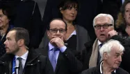 Hollande au stade de France, le 13 novembre 2015.
