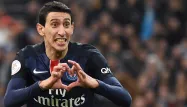 Di Maria PSG célébration amour saint valentin ANNE-CHRISTINE POUJOULAT / AFP 1280