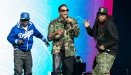 Le groupe Tribe Called Quest, avec Malik Taylor à gauche.