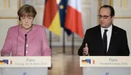 Angela Merkel et François Hollande (1280x640) Stéphane DE SAKUTIN/AFP