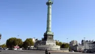 La place de la Bastille lors de la Journée sans voitures, le 27 septembre 2015.