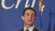 Manuel Valls au dîner du Crif.