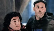 Jacquouille la Fripouille (Christian Clavier) et Godefroy de Montmirail (Jean Reno).