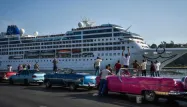 Une foule de Cubains a accueilli les croisiéristes.