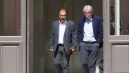 Philippe Martinez, leader de la CGT (gauche) et Jean-Claude Mailly, secrétaire général de FO (droite).