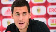Eden Hazard en conférence de presse (1280x640) Emmanuel DUNAND/AFP